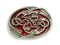 Celtic Intertwined Birds Belt Buckle