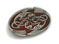 Celtic Intertwined Birds Belt Buckle