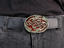 Celtic Intertwined Birds Belt Buckle