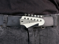 Guitar Headstock Belt Buckle