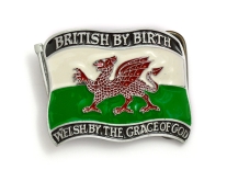 Welsh by the Grace of God Belt Buckle
